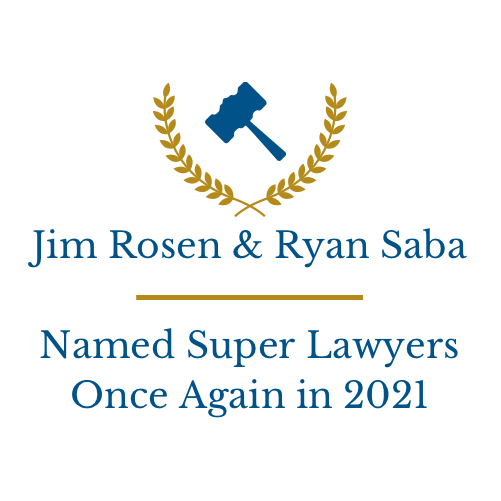 Partners, Jim Rosen and Ryan Saba, Named Super Lawyers in 2021