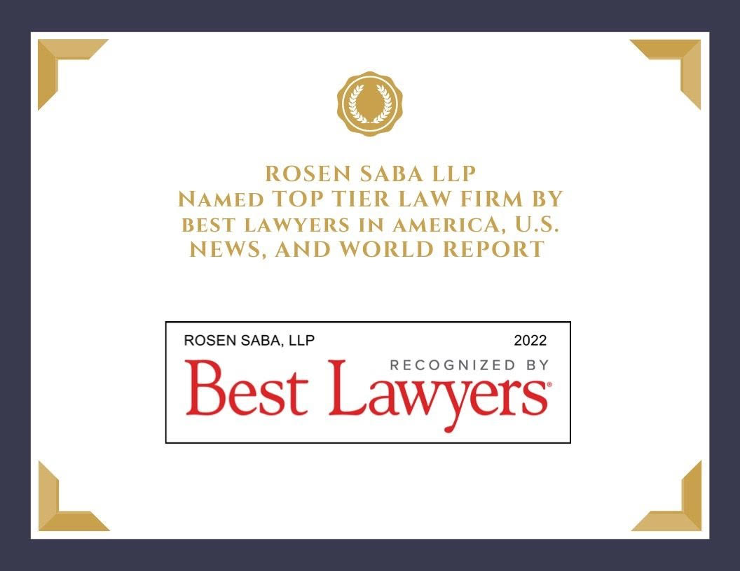 Rosen Saba LLP named 2022 Best Lawyers in America