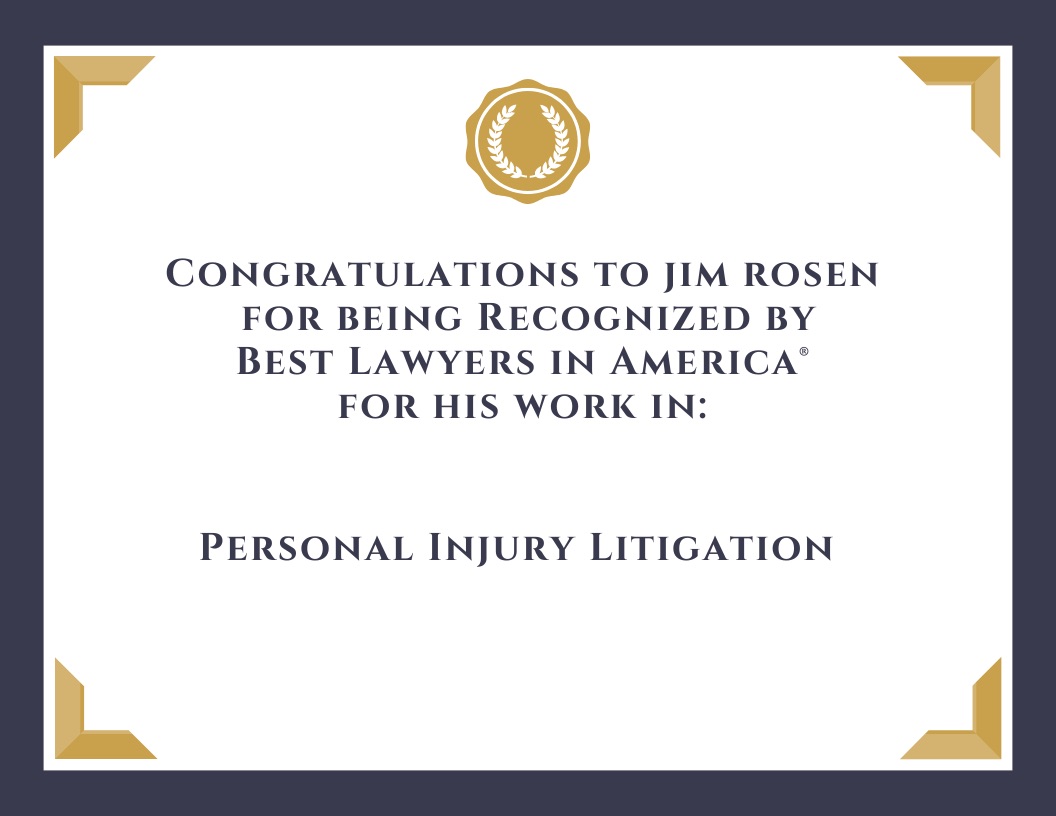 Jim Rosen Recognized by Best Lawyers Once Again